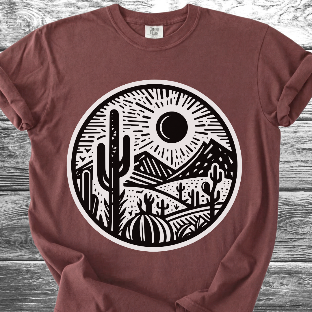 Cactus Sunshine Graphic TShirt