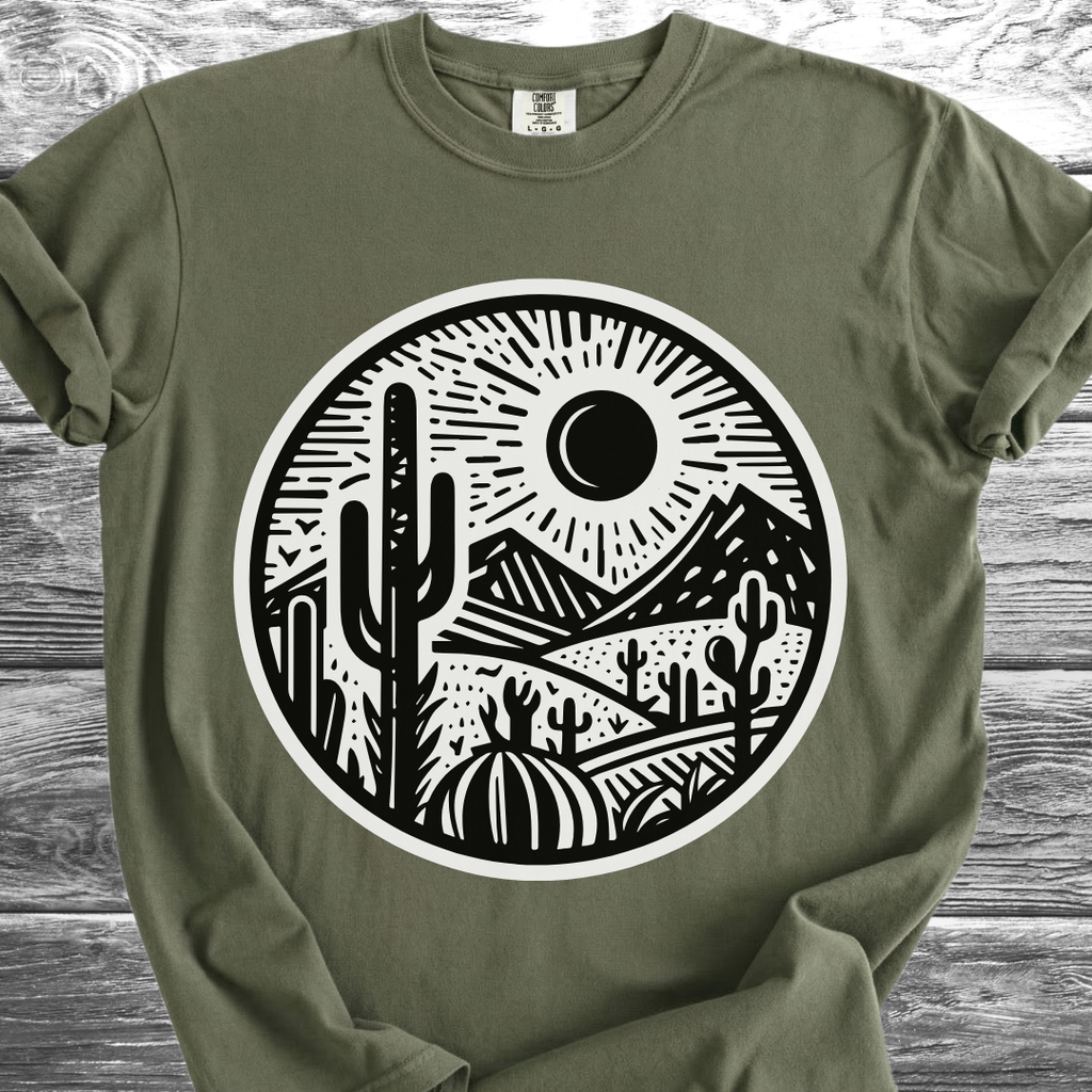 Cactus Sunshine Graphic TShirt