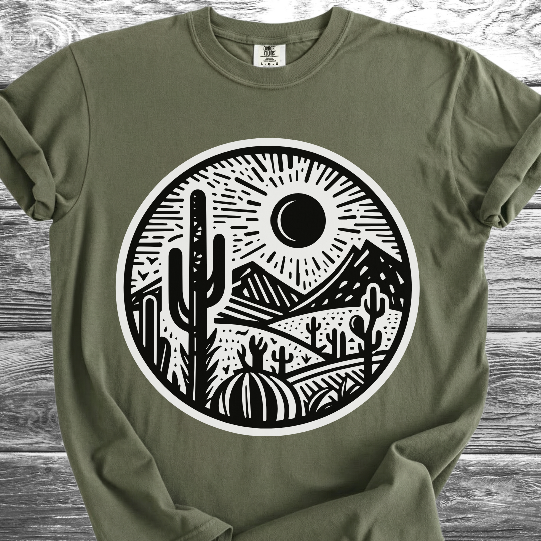 Cactus Sunshine Graphic TShirt