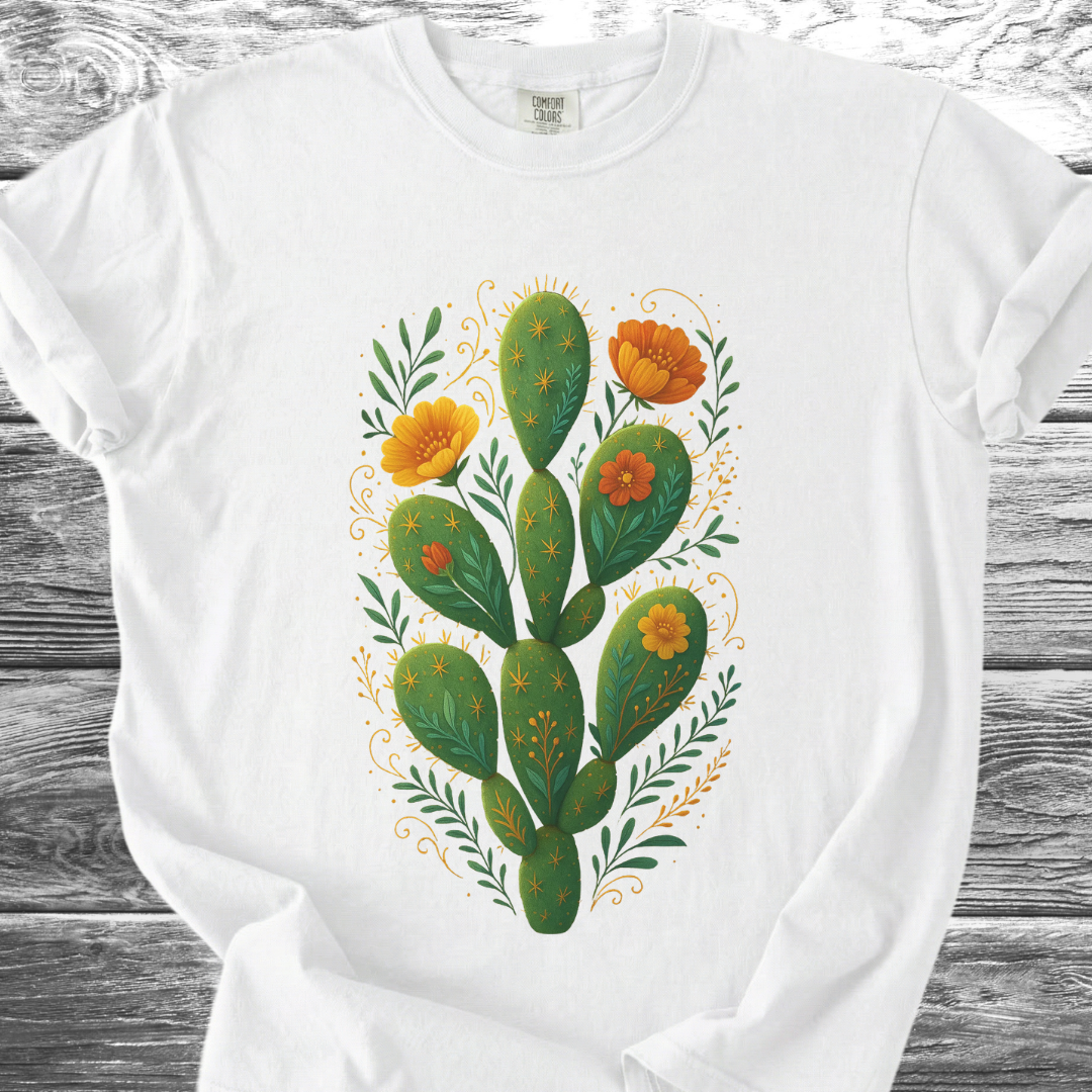 Cactus Cute Flowers TShirt