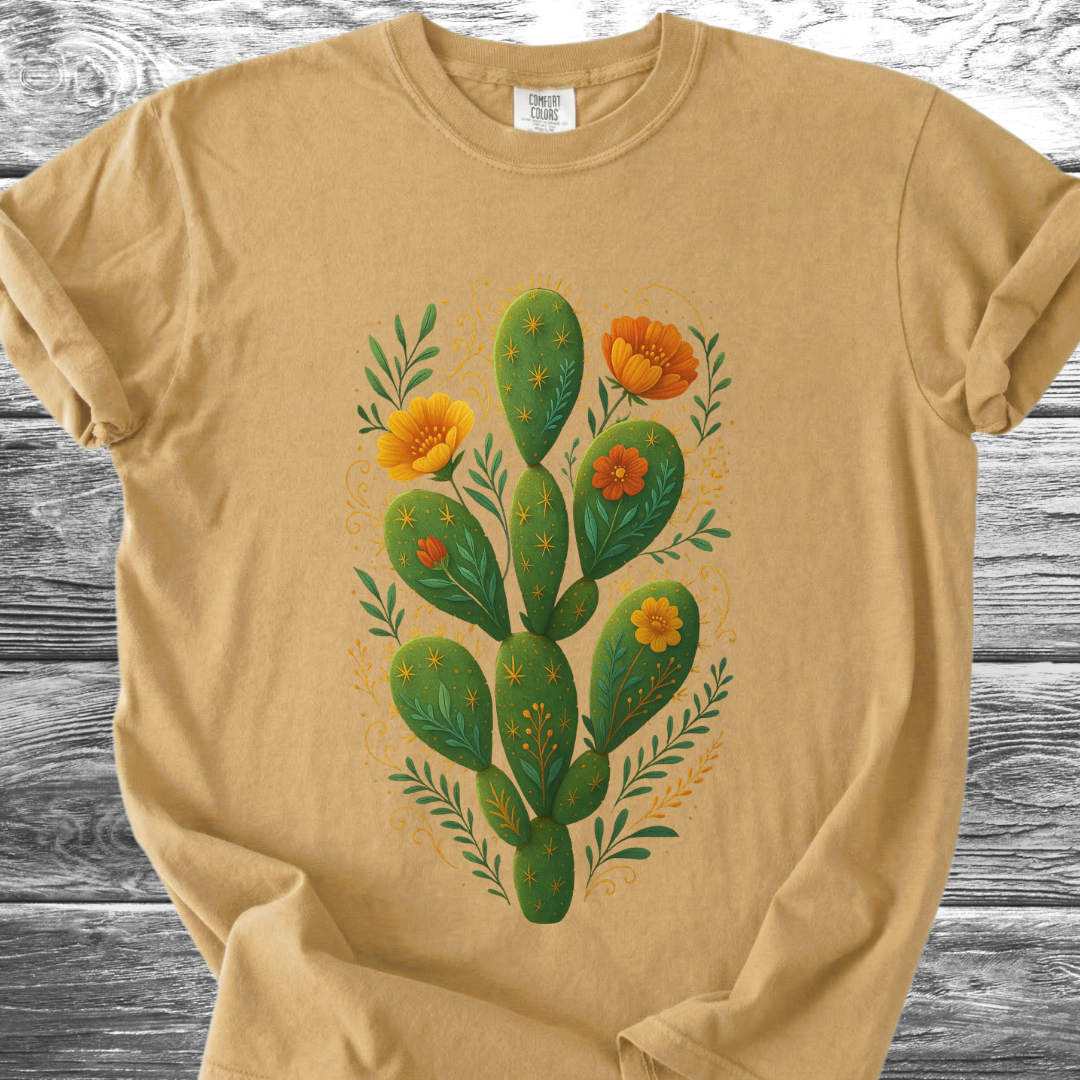 Cactus Cute Flowers TShirt