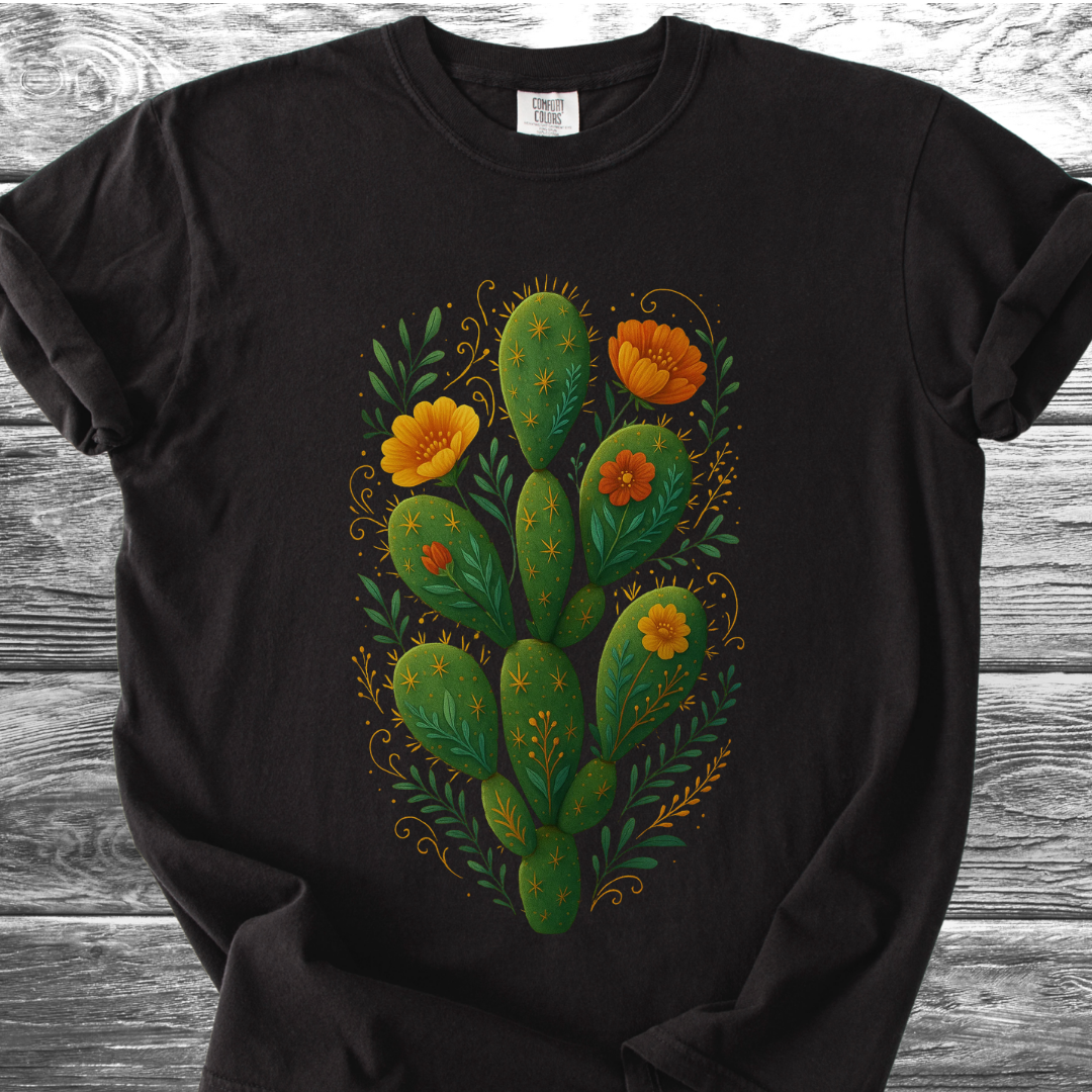 Cactus Cute Flowers TShirt