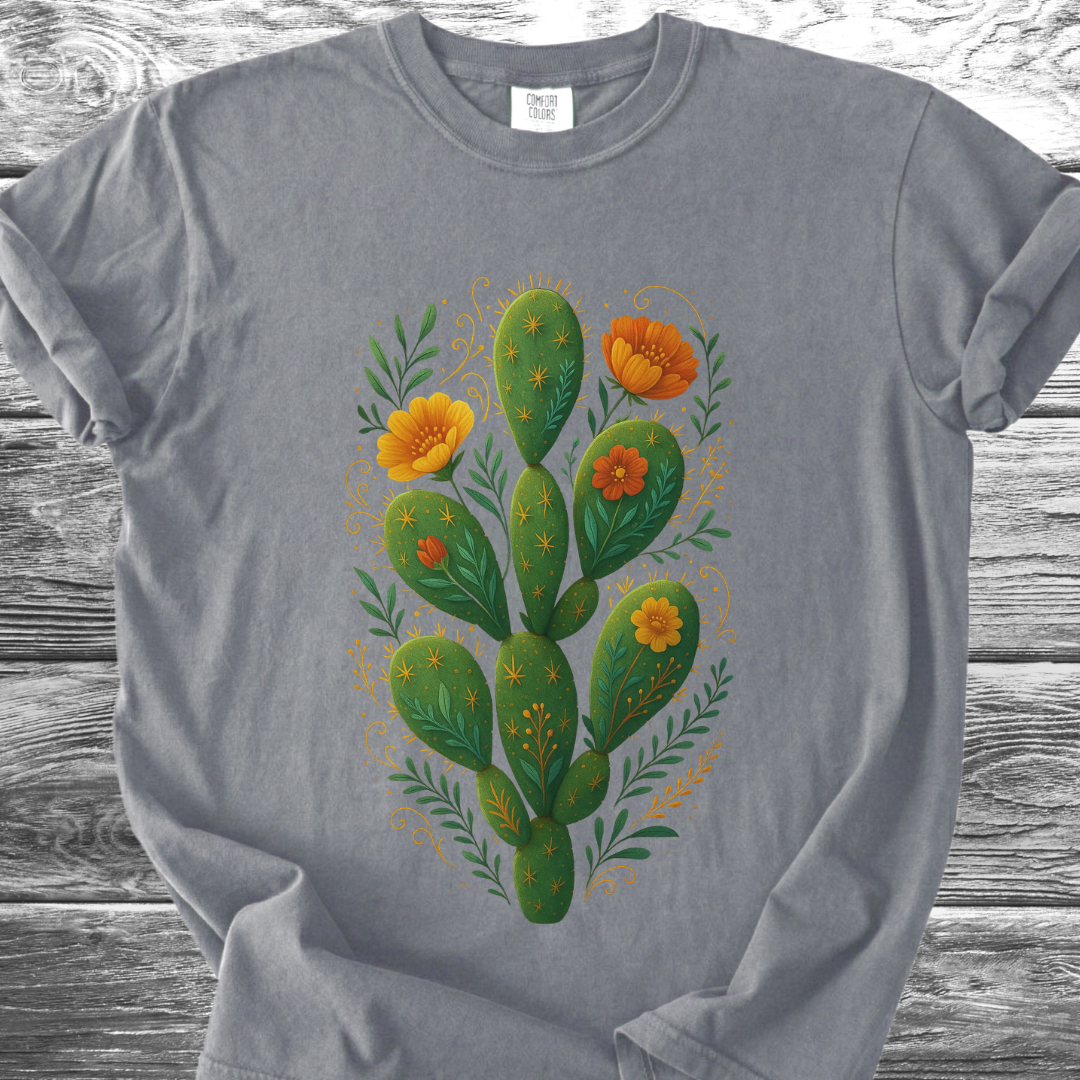 Cactus Cute Flowers TShirt