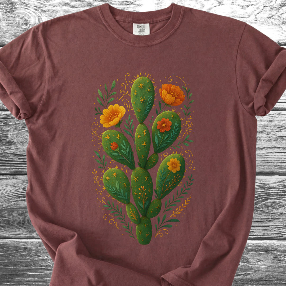 Cactus Cute Flowers TShirt