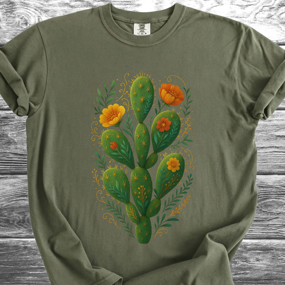Cactus Cute Flowers TShirt
