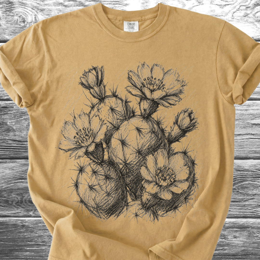 Cactus Rough Sketch TShirt