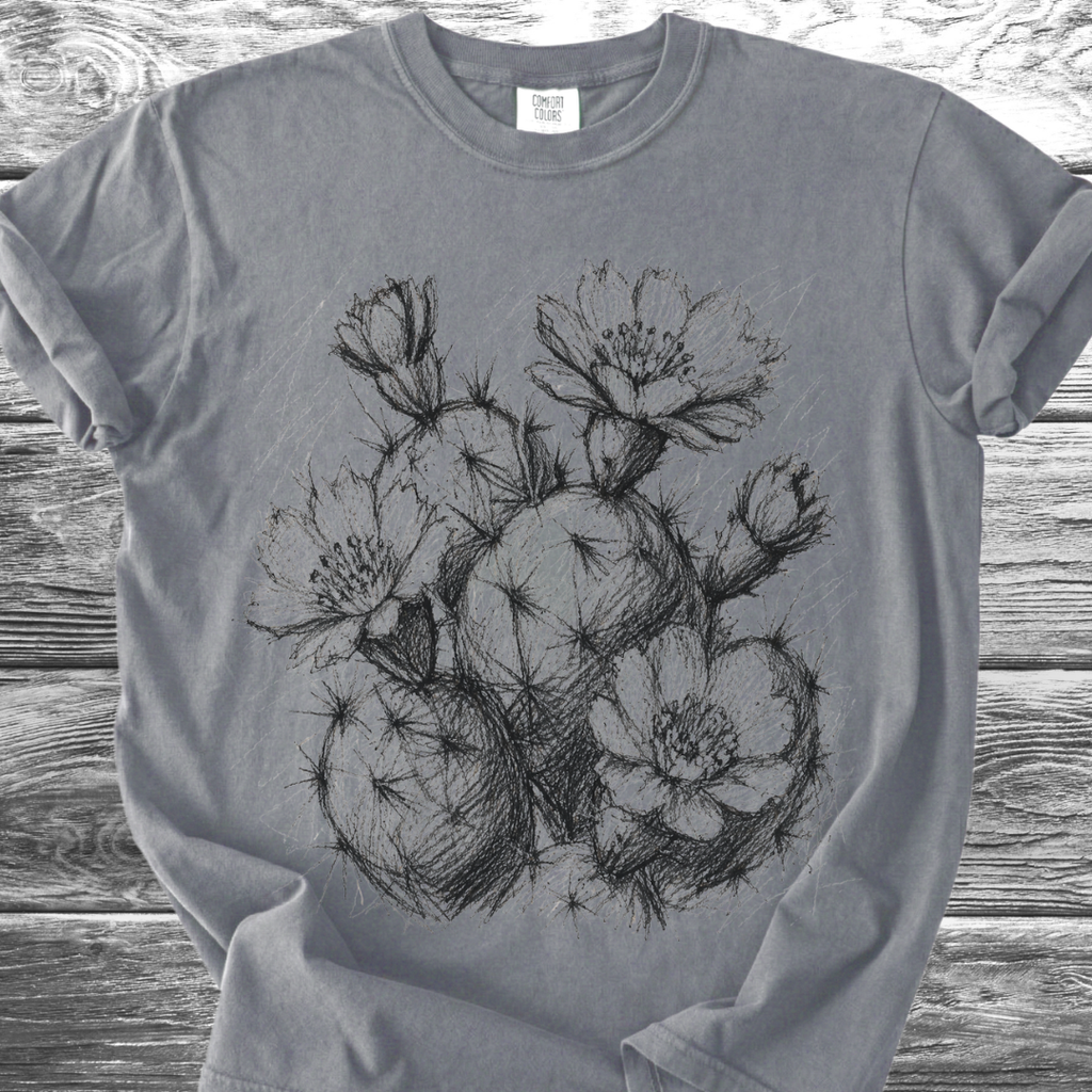 Cactus Rough Sketch TShirt