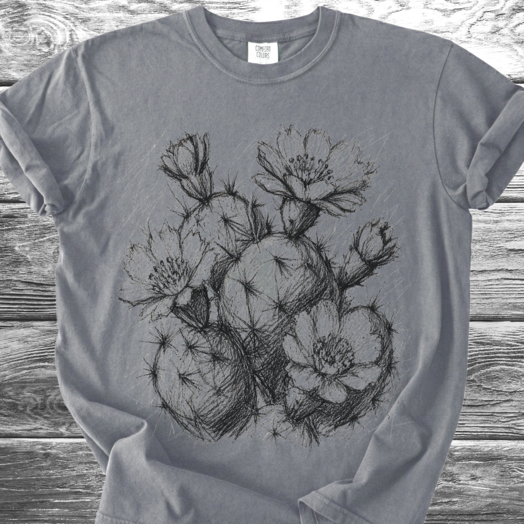 Cactus Rough Sketch TShirt
