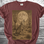 Desert Coyote & Full Moon TShirt