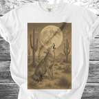 Desert Coyote & Full Moon TShirt