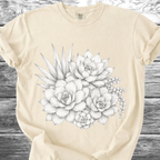 Fine Pencil Succulents TShirt