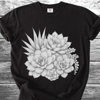 Fine Pencil Succulents TShirt