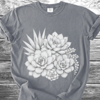 Fine Pencil Succulents TShirt