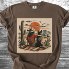 Desert Girl & Her Dog Portrait TShirt
