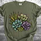 Graffiti Succulents TShirt