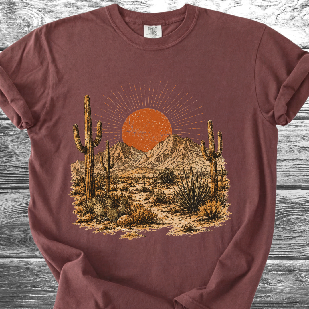 Desert Sunset View TShirt