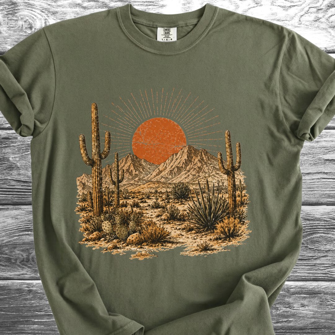 Desert Sunset View TShirt