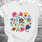 Ceramic Painted Flowers 3 TShirt