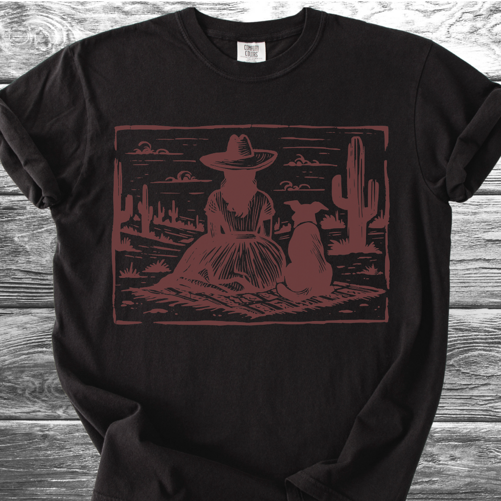 Desert Girl & Her Dog TShirt