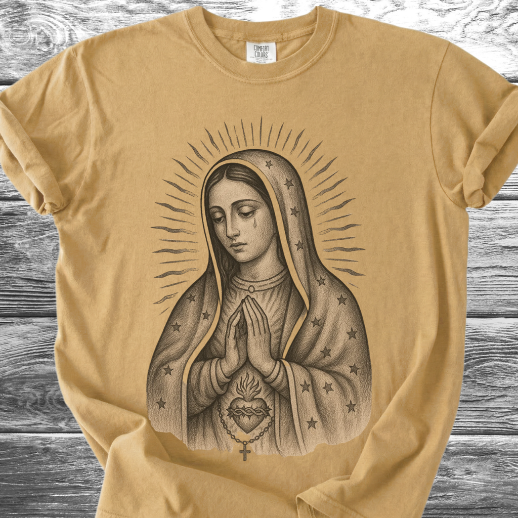 Virgin Mary Sacred Heart TShirt