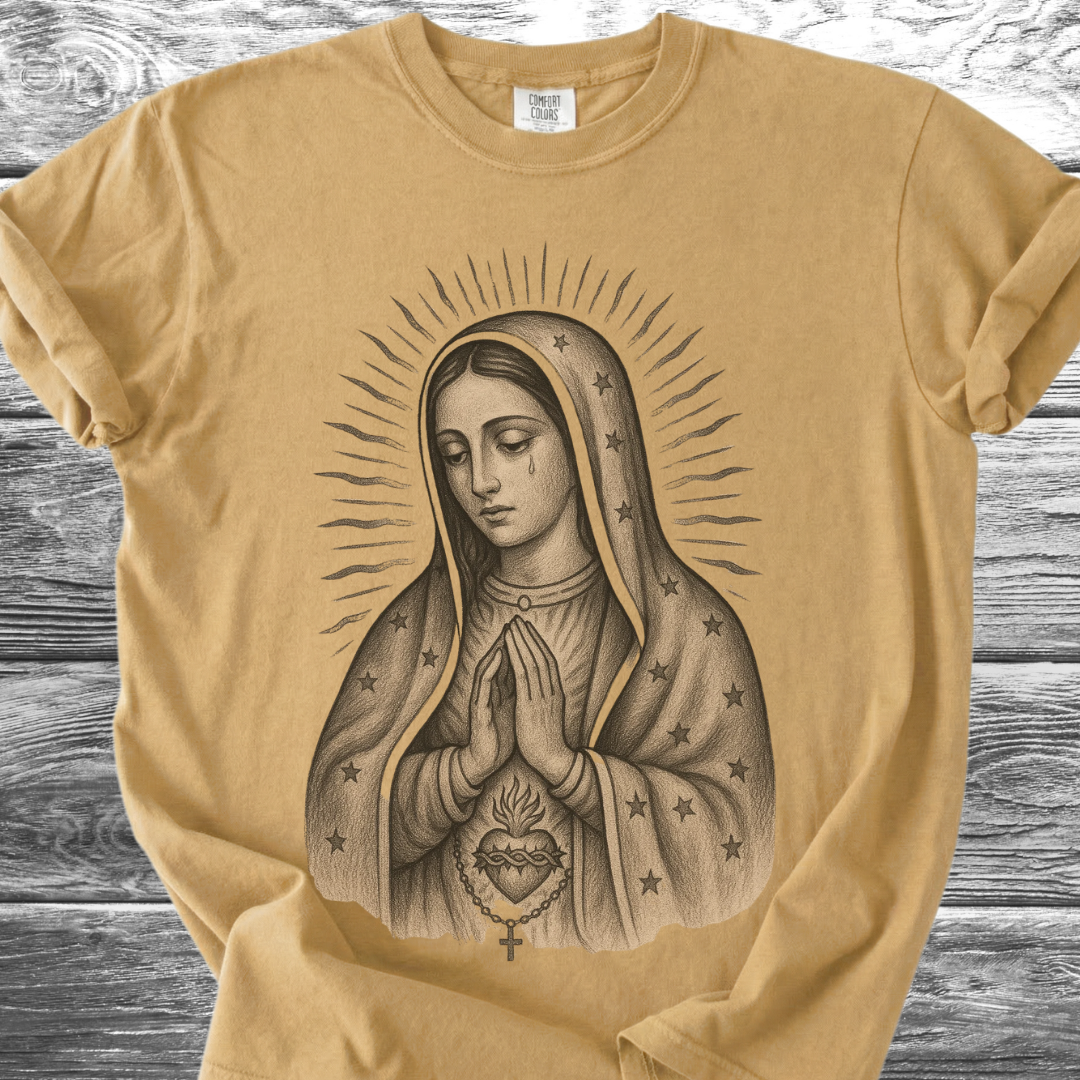 Virgin Mary Sacred Heart TShirt