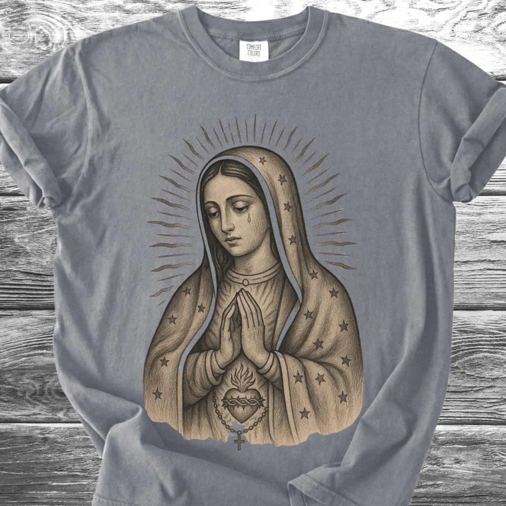 Virgin Mary Sacred Heart TShirt