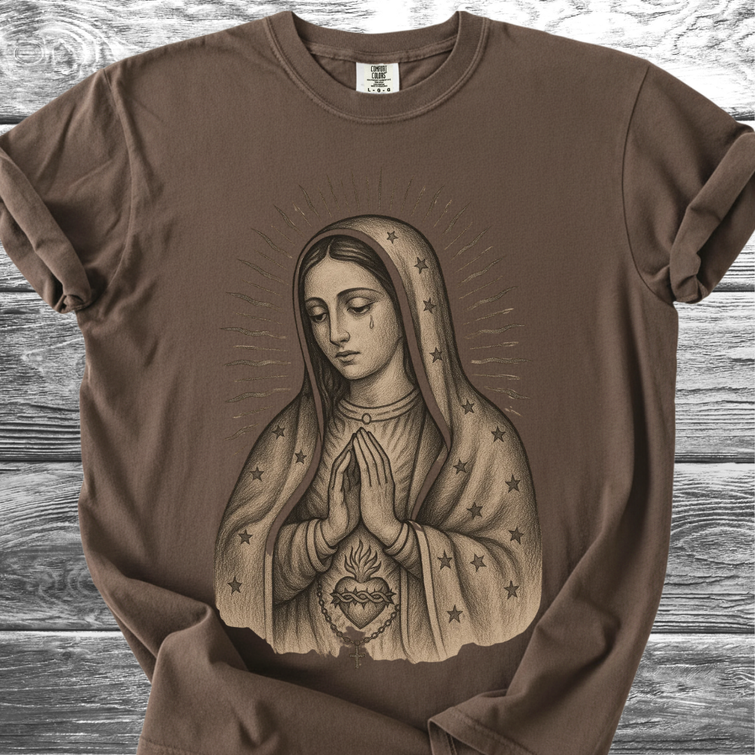 Virgin Mary Sacred Heart TShirt