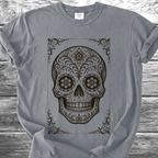 Sugar Skull Woodwork TShirt