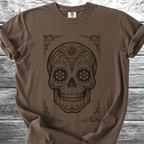 Sugar Skull Woodwork TShirt