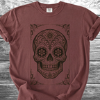 Sugar Skull Woodwork TShirt