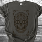 Sugar Skull Woodwork TShirt
