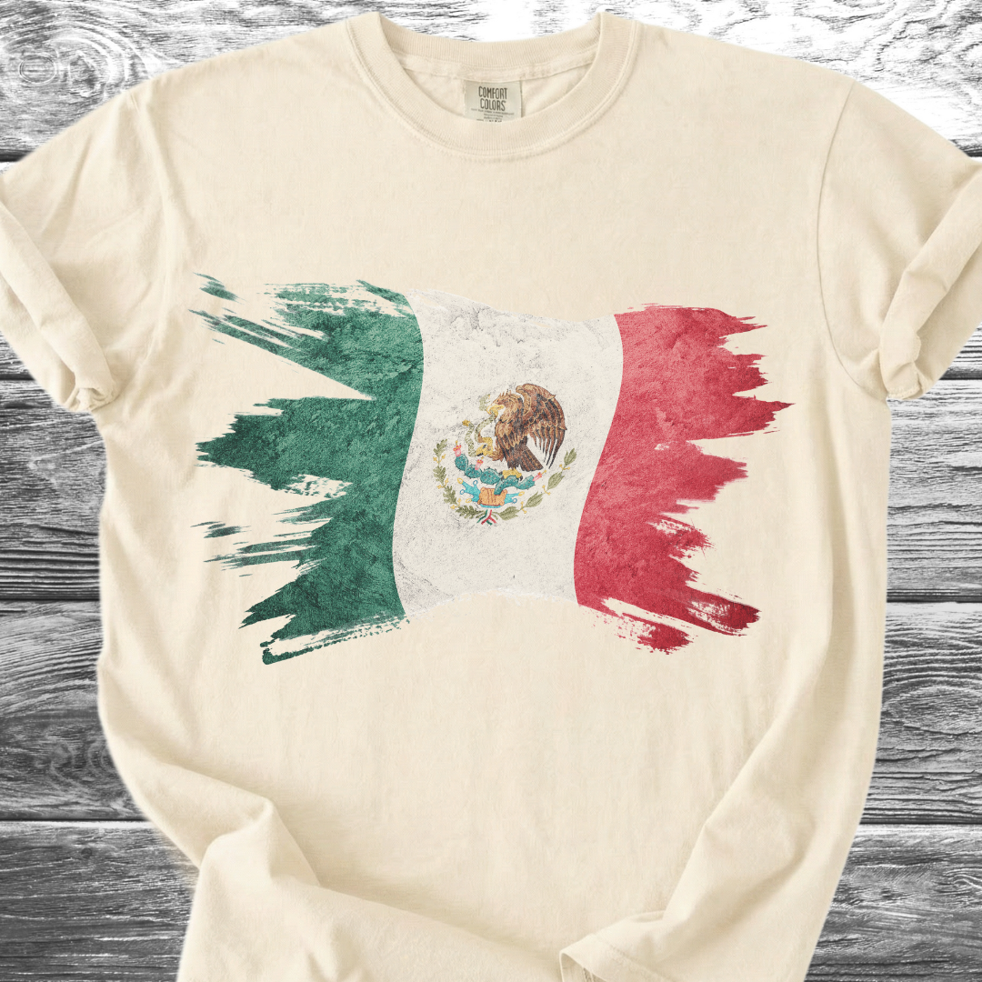 Mexican Flag Watercolor TShirt