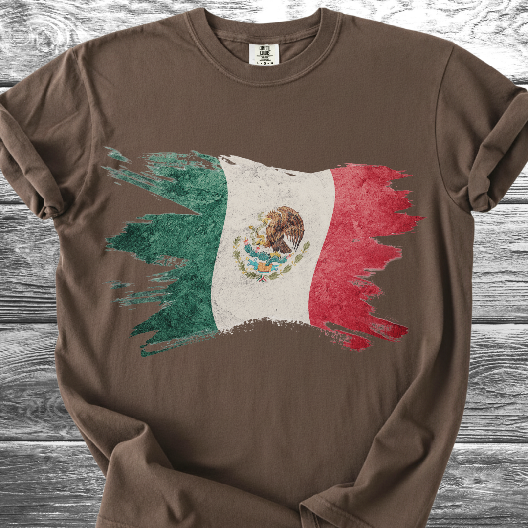 Mexican Flag Watercolor TShirt