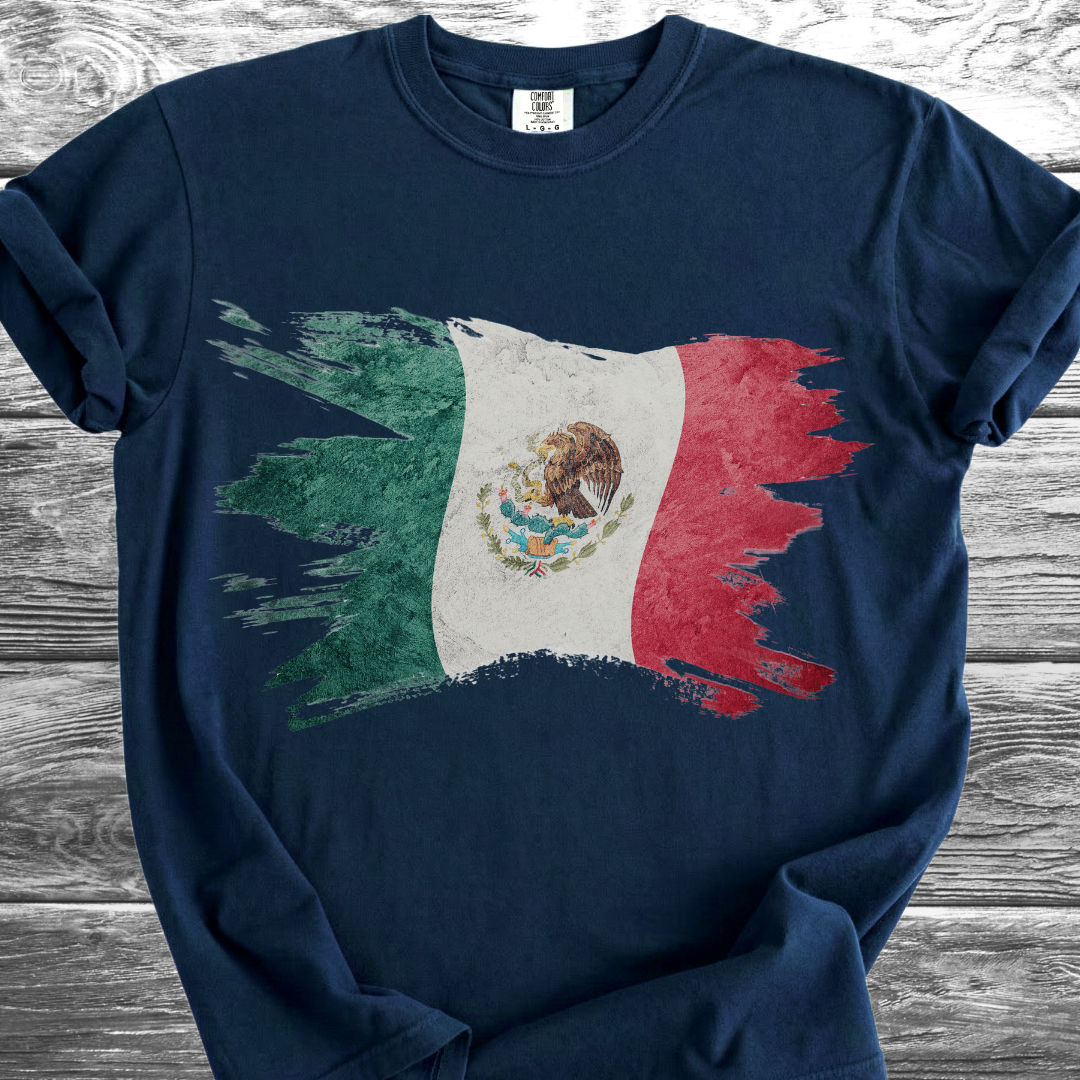 Mexican Flag Watercolor TShirt