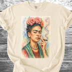 Artist & Her Cigar Watercolor TShirt
