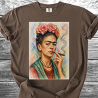 Artist & Her Cigar Watercolor TShirt