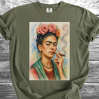 Artist & Her Cigar Watercolor TShirt