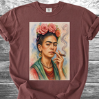 Artist & Her Cigar Watercolor TShirt
