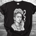 Artist & Her Cigar Fine Sketch TShirt