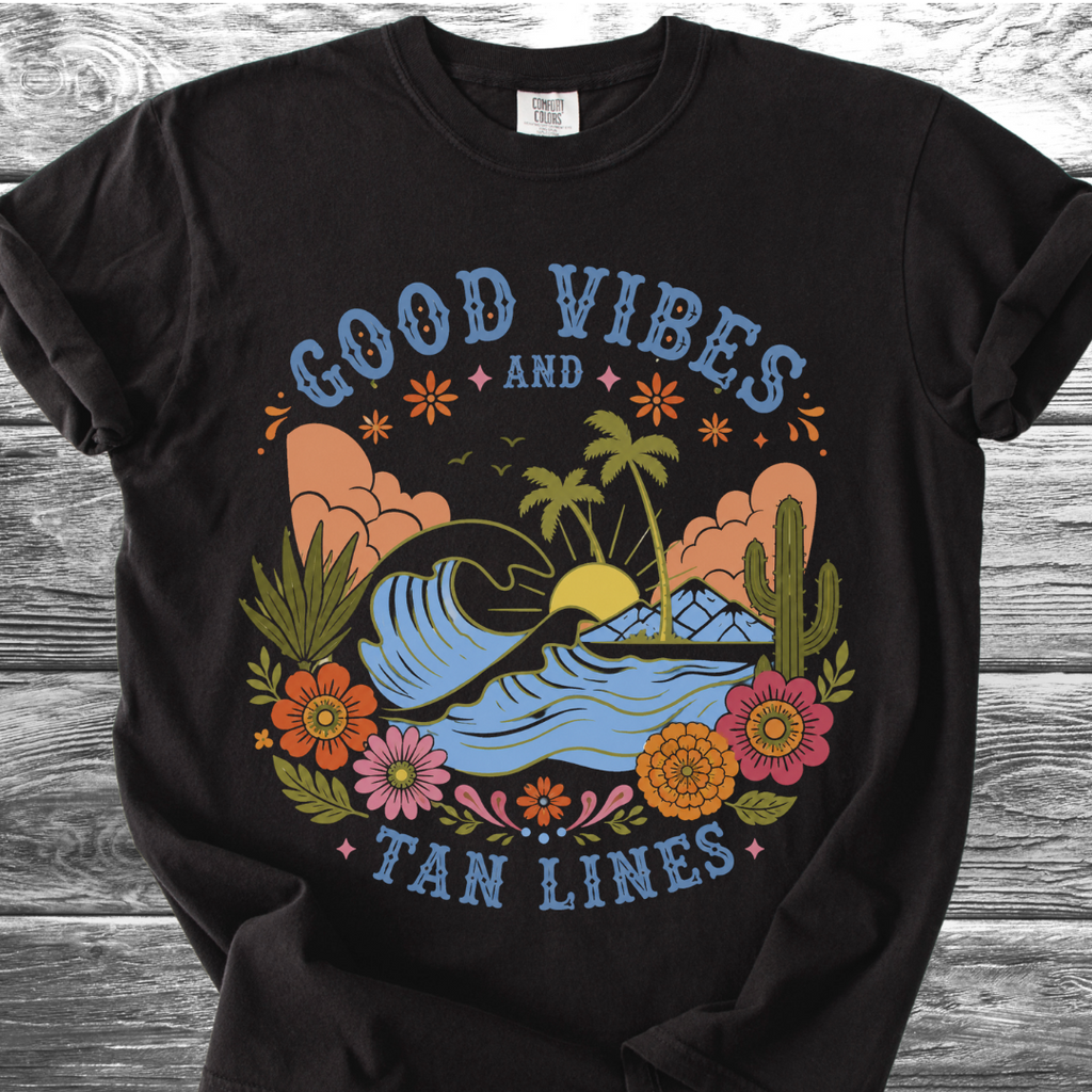 Good Vibes & Tan Lines TShirt