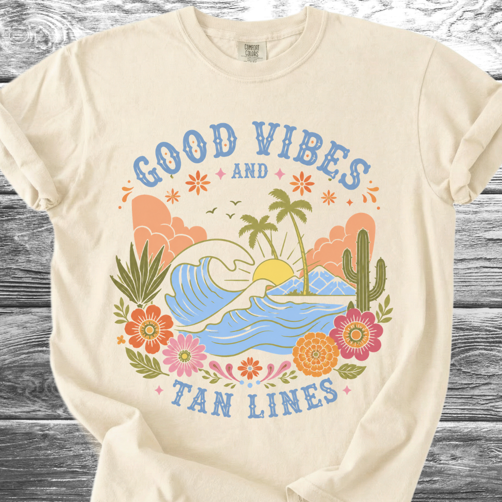 Good Vibes & Tan Lines TShirt