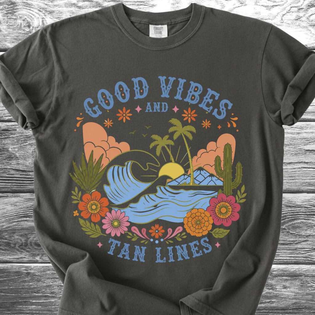 Good Vibes & Tan Lines TShirt