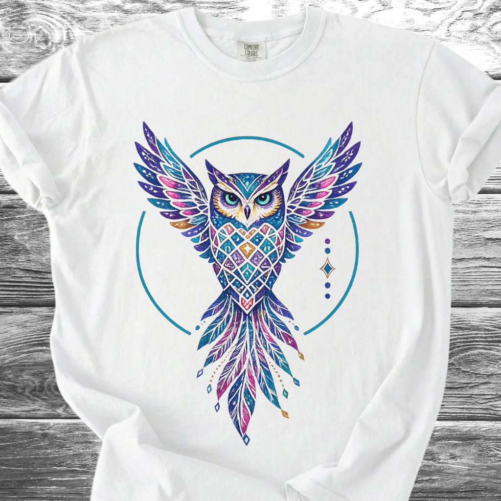 Owl Rainbow TShirt