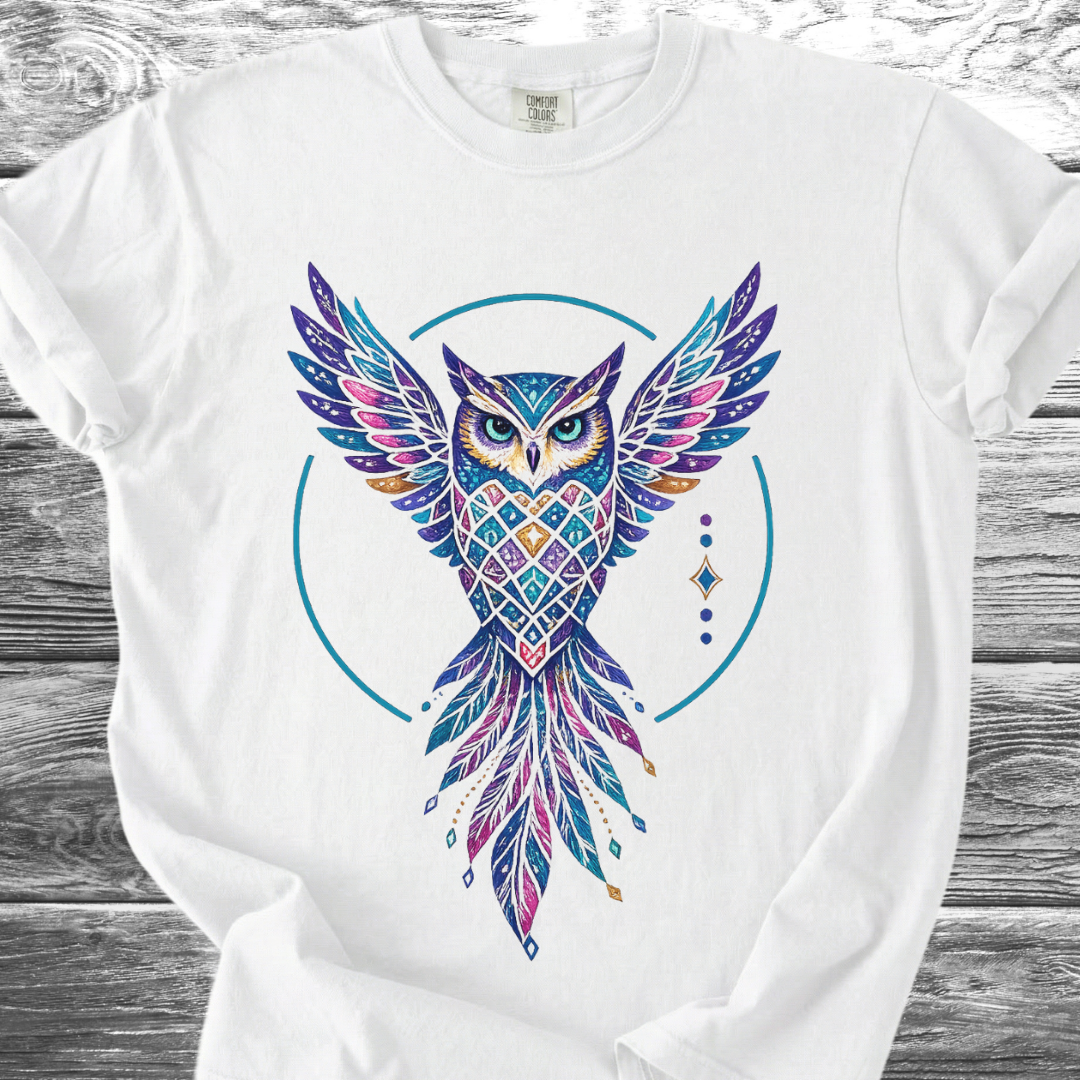 Owl Rainbow TShirt