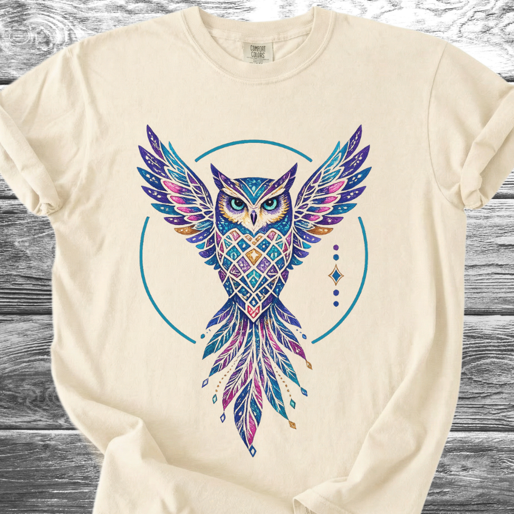 Owl Rainbow TShirt