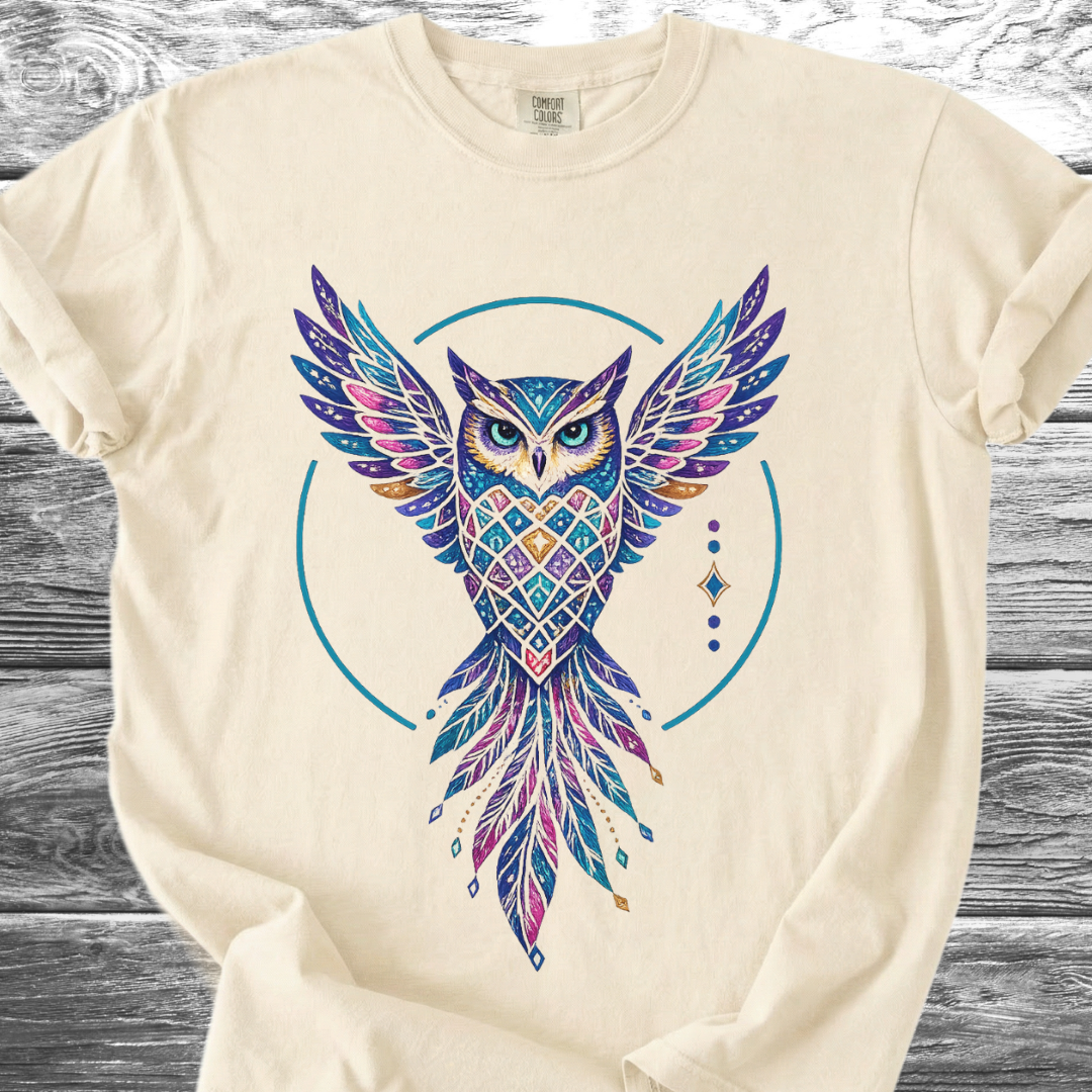 Owl Rainbow TShirt