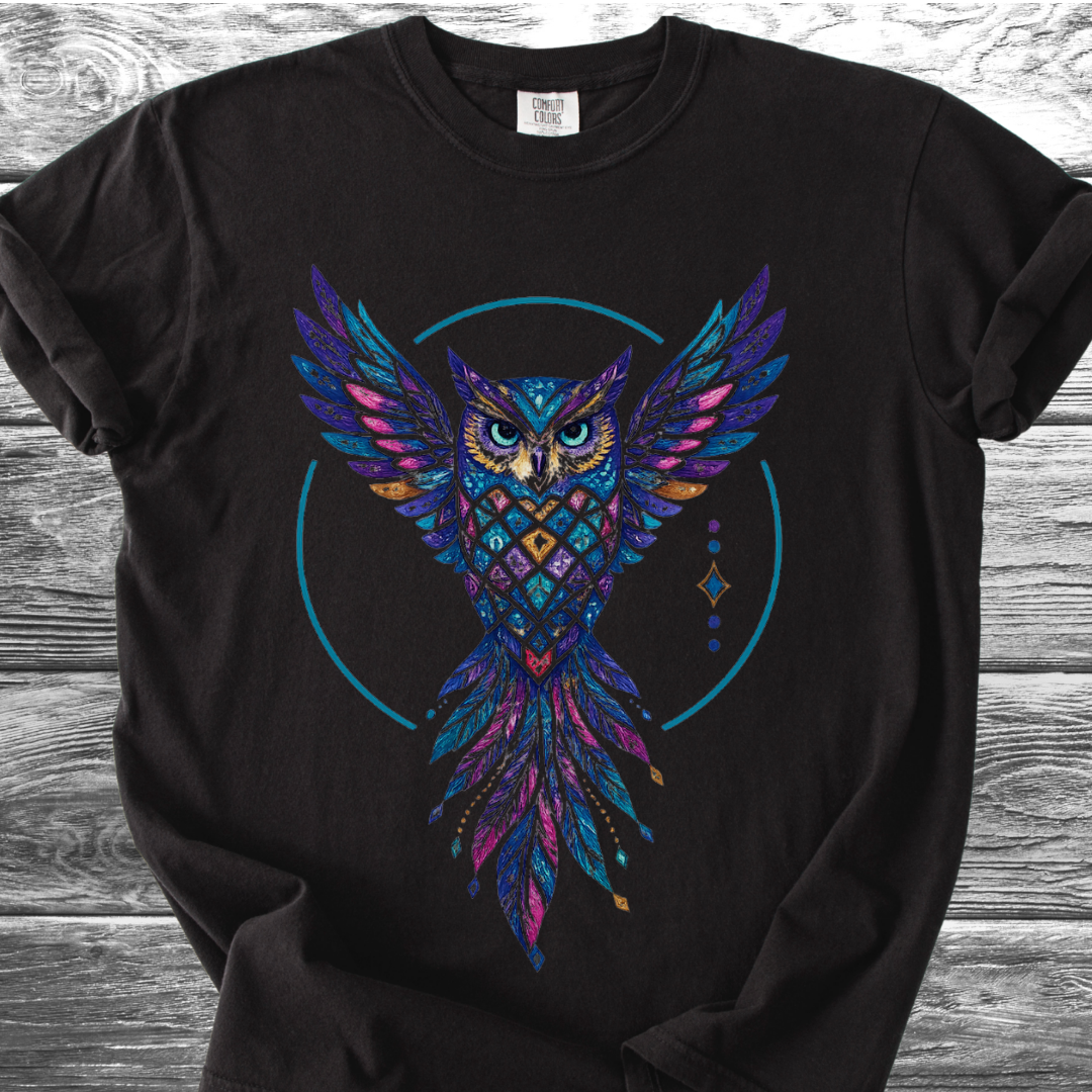 Owl Rainbow TShirt