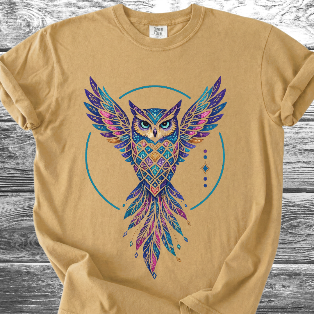 Owl Rainbow TShirt