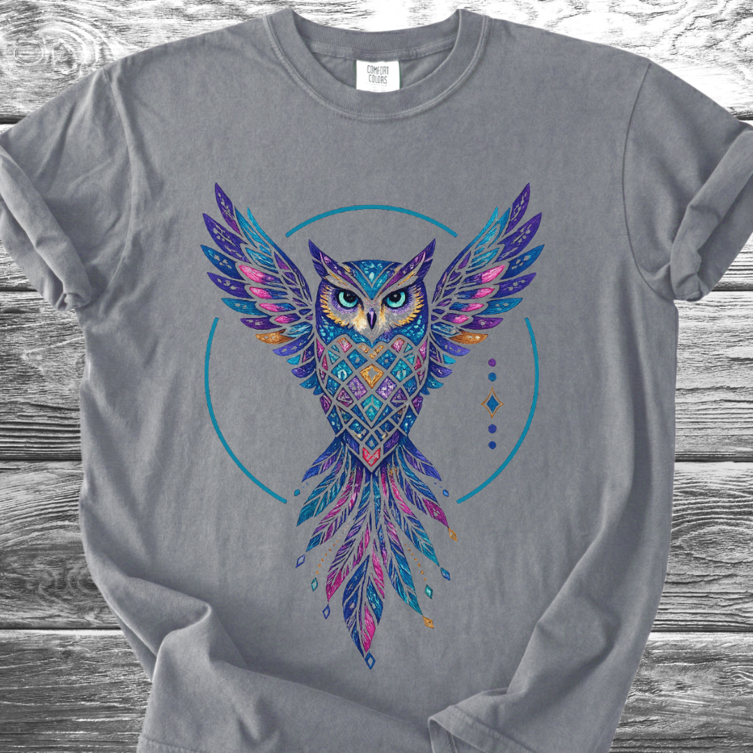 Owl Rainbow TShirt