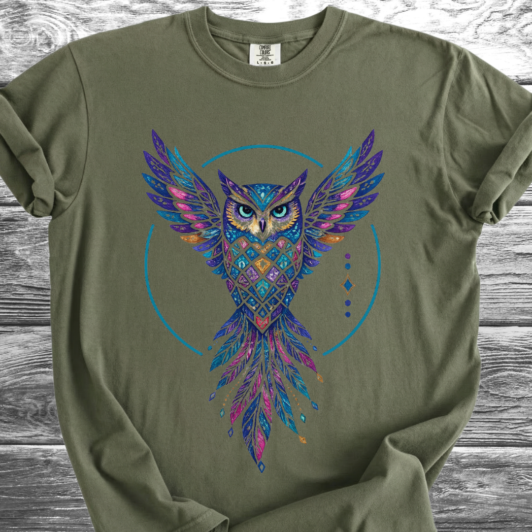 Owl Rainbow TShirt
